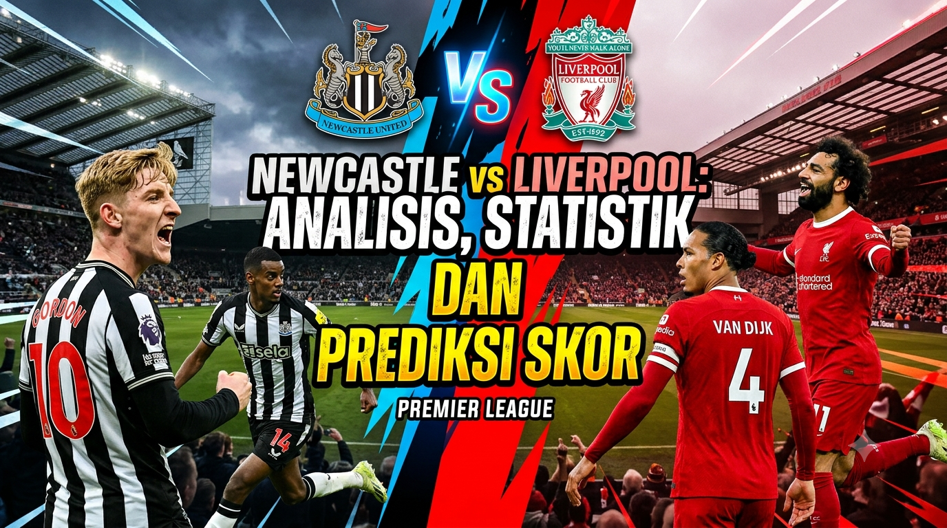 Newcastle vs Liverpool: Analisis pertandingan, statistik, dan prediksi skor