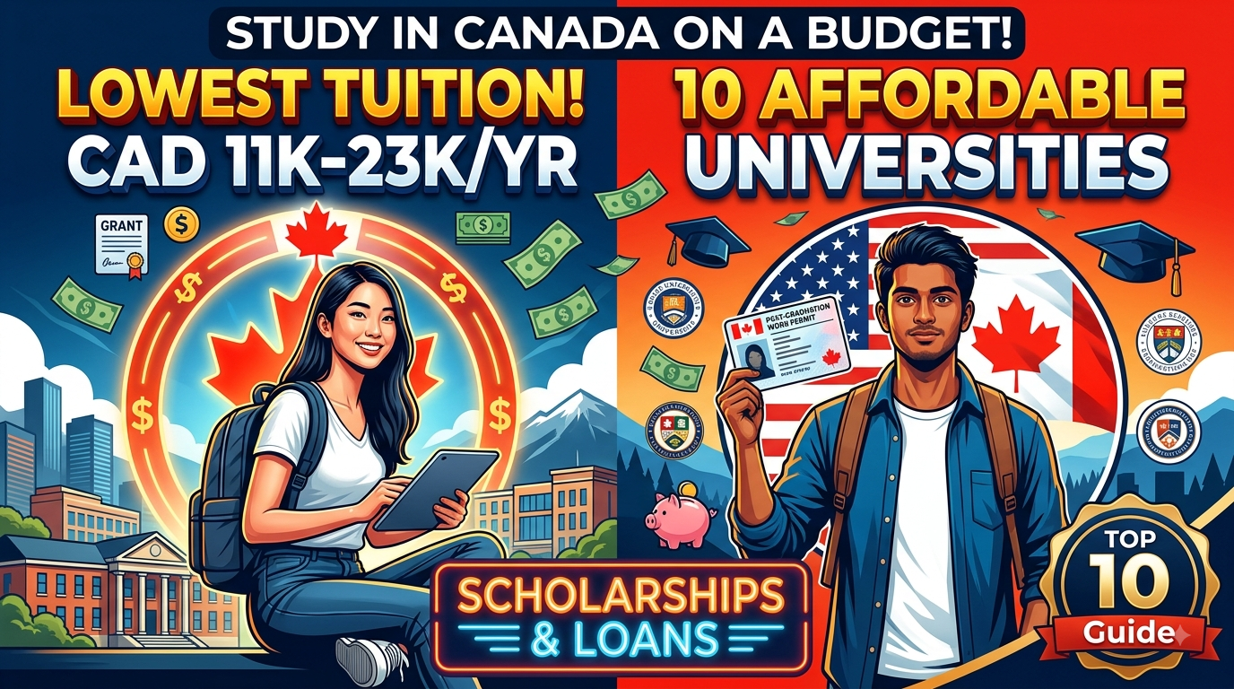 Top 10 Affordable Universities in Canada: Scholarships, Tuition Fees, and Student Loans