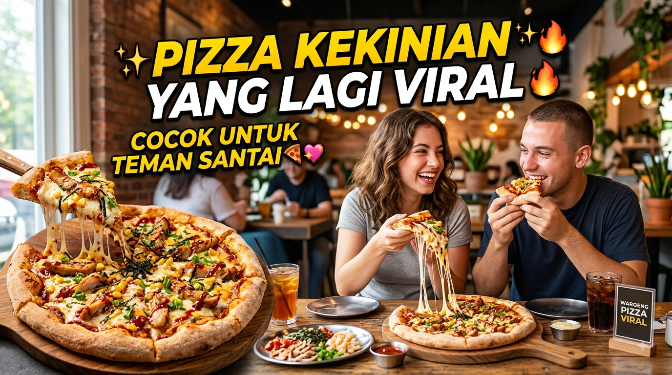 Pizza Kekinian yang Lagi Viral, Cocok untuk Teman Santai