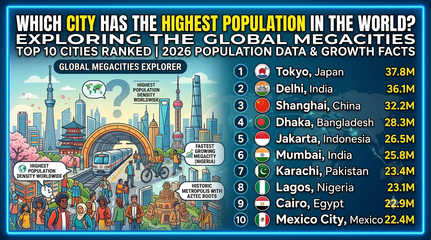 Which City Has the Highest Population in the World? Exploring the Global Megacities