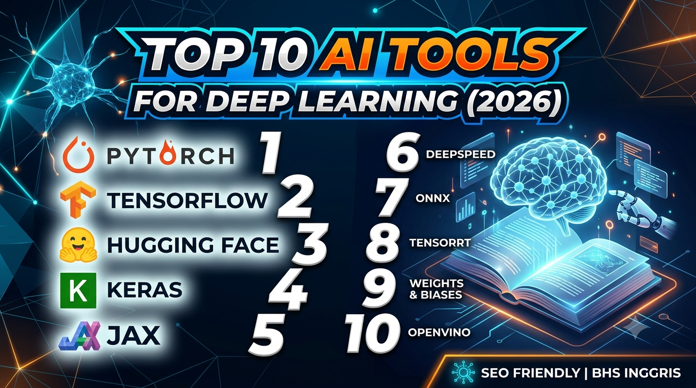 Top 10 AI Tools for Deep Learning in 2026: An In-Depth Guide