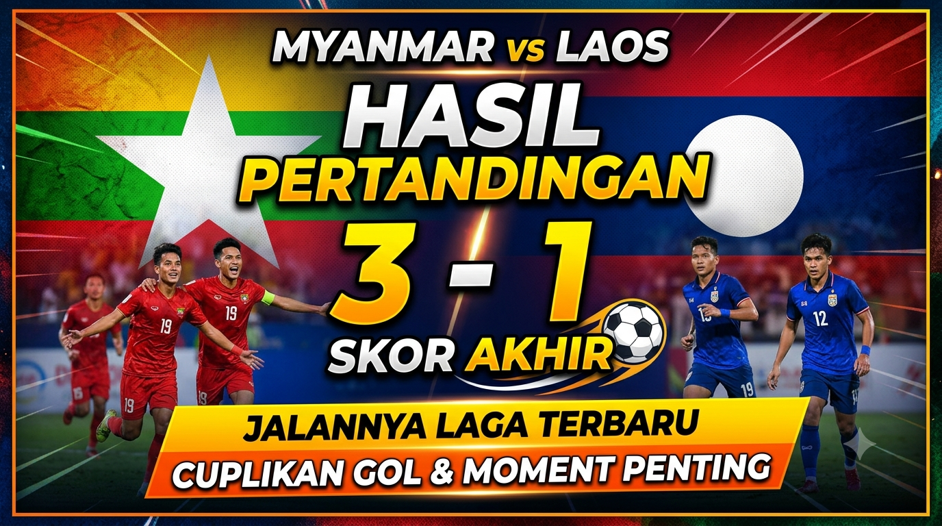 Myanmar vs Laos: Hasil Pertandingan, Skor Akhir, dan Jalannya Laga Terbaru