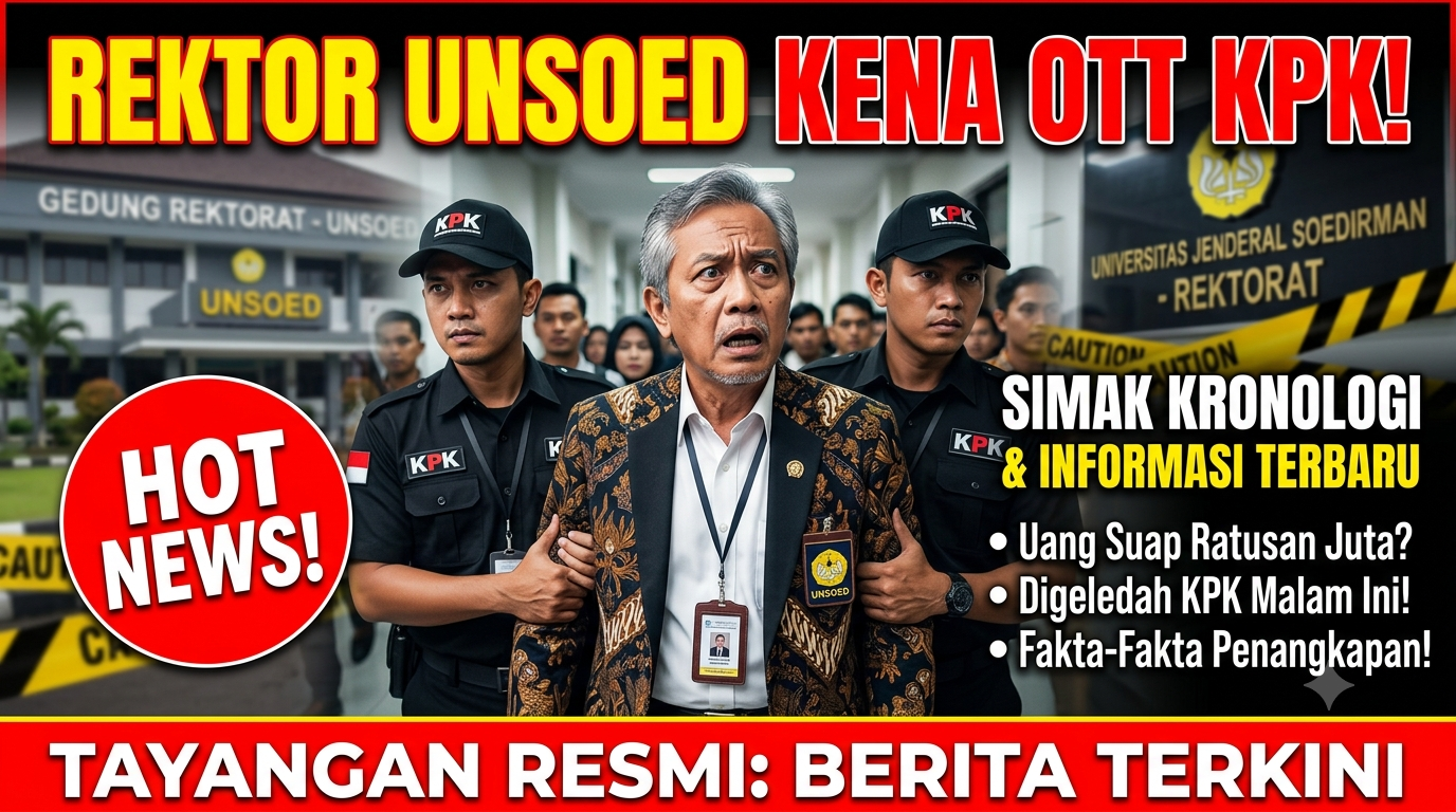 Rektor Unsoed kena OTT KPK, simak kronologi dan informasi terbarunya