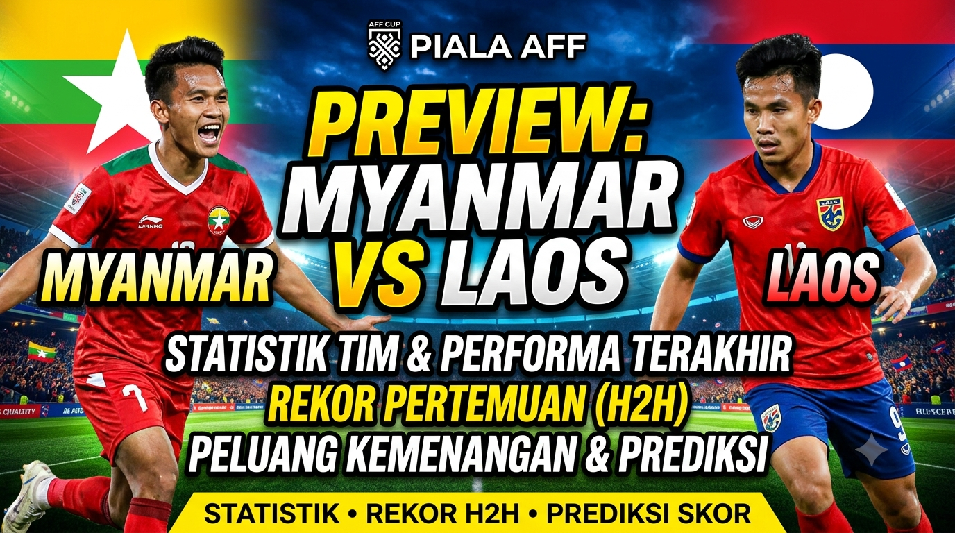 Preview Myanmar vs Laos: Statistik, Rekor Pertemuan, dan Peluang Kemenangan