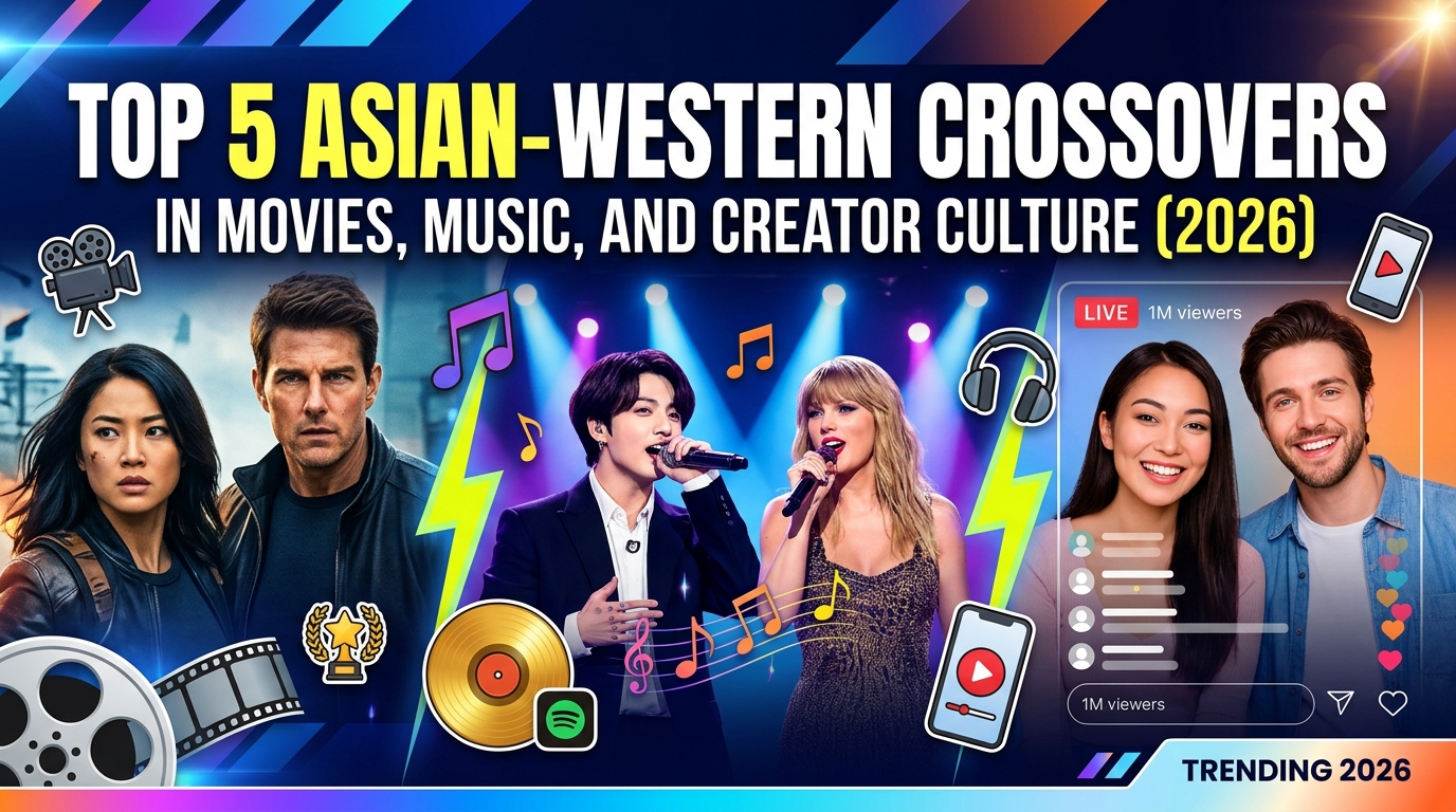 Top 5 Asian-Western Crossovers in Movies, Music, and Creator Culture (2026)