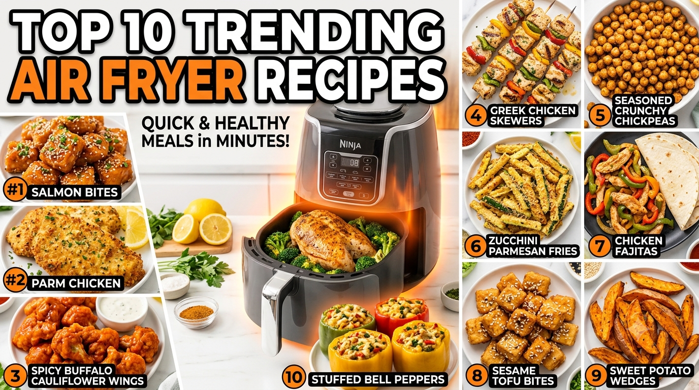 Top 10 Trending Air Fryer Recipes for Quick and Healthy Meals KITCHENSHOP.eu