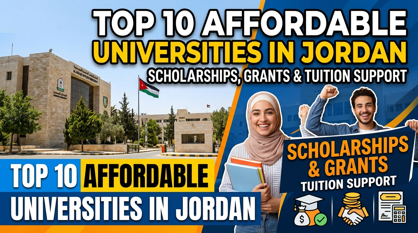 Top 10 Affordable Universities in Jordan: Scholarships, Grants, and Tuition Support