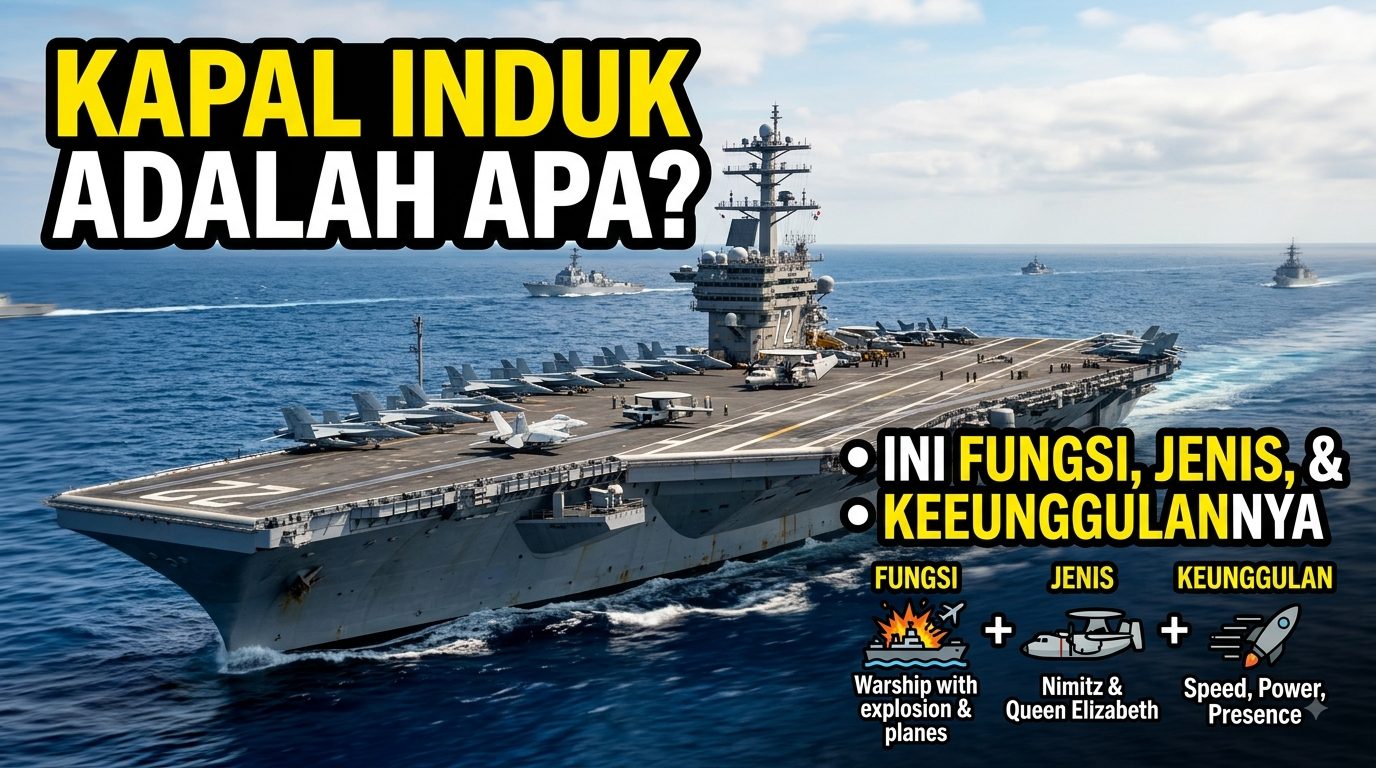 Kapal Induk Adalah Apa? Ini Fungsi, Jenis, dan Keunggulannya