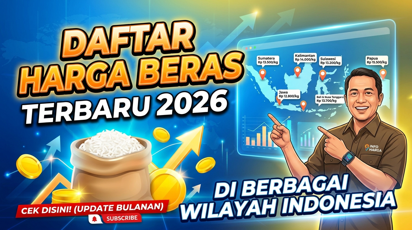 Daftar Harga Beras Terbaru 2026 di Berbagai Wilayah Indonesia