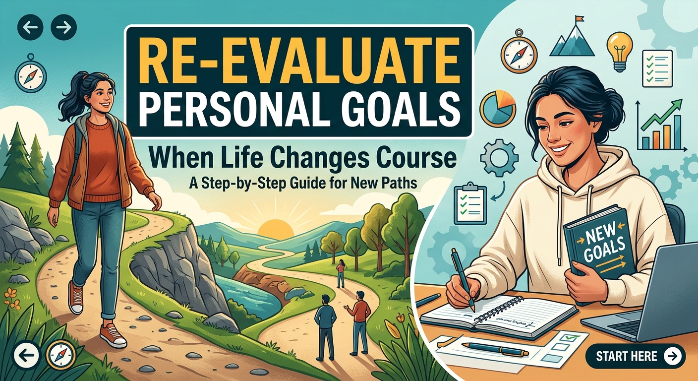 How to Re-Evaluate Personal Goals When Life Changes Course