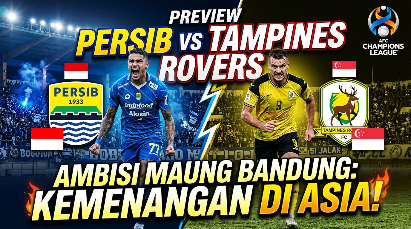 Preview Persib vs Tampines Rovers FC: Ambisi Maung Bandung Meraih Kemenangan di Kompetisi Asia