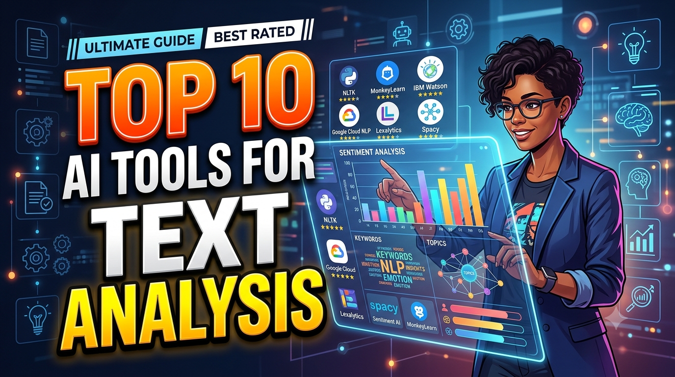 Top 10 AI Tools for Text Analysis