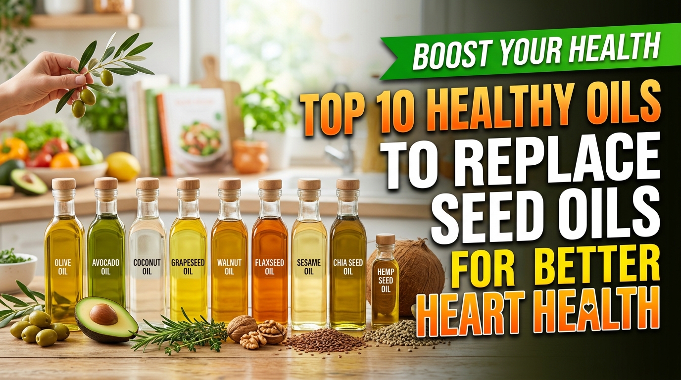 Top 10 Healthy Oils to Replace Seed Oils for Better Heart Health