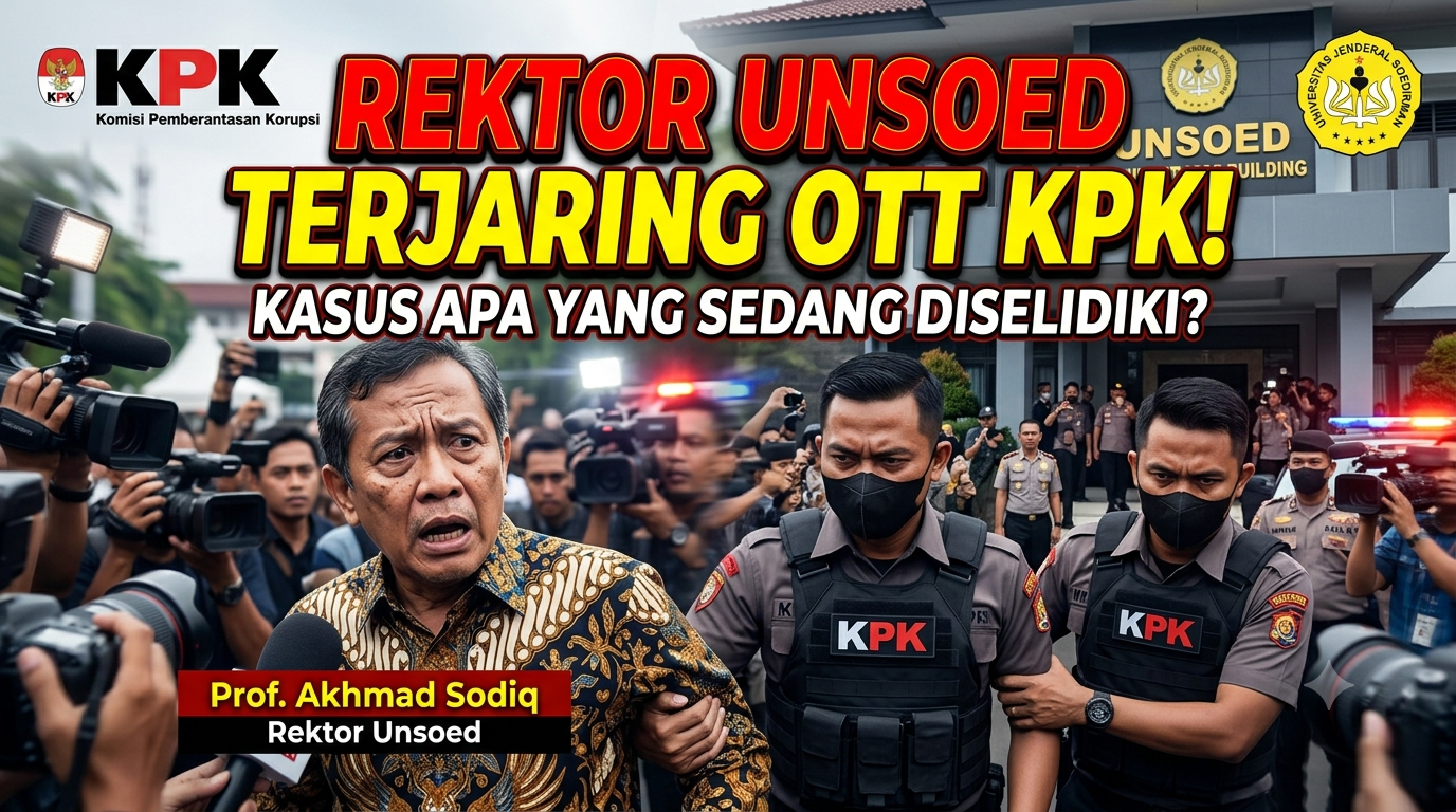Rektor Unsoed Terjaring OTT KPK, Kasus Apa yang Sedang Diselidiki?
