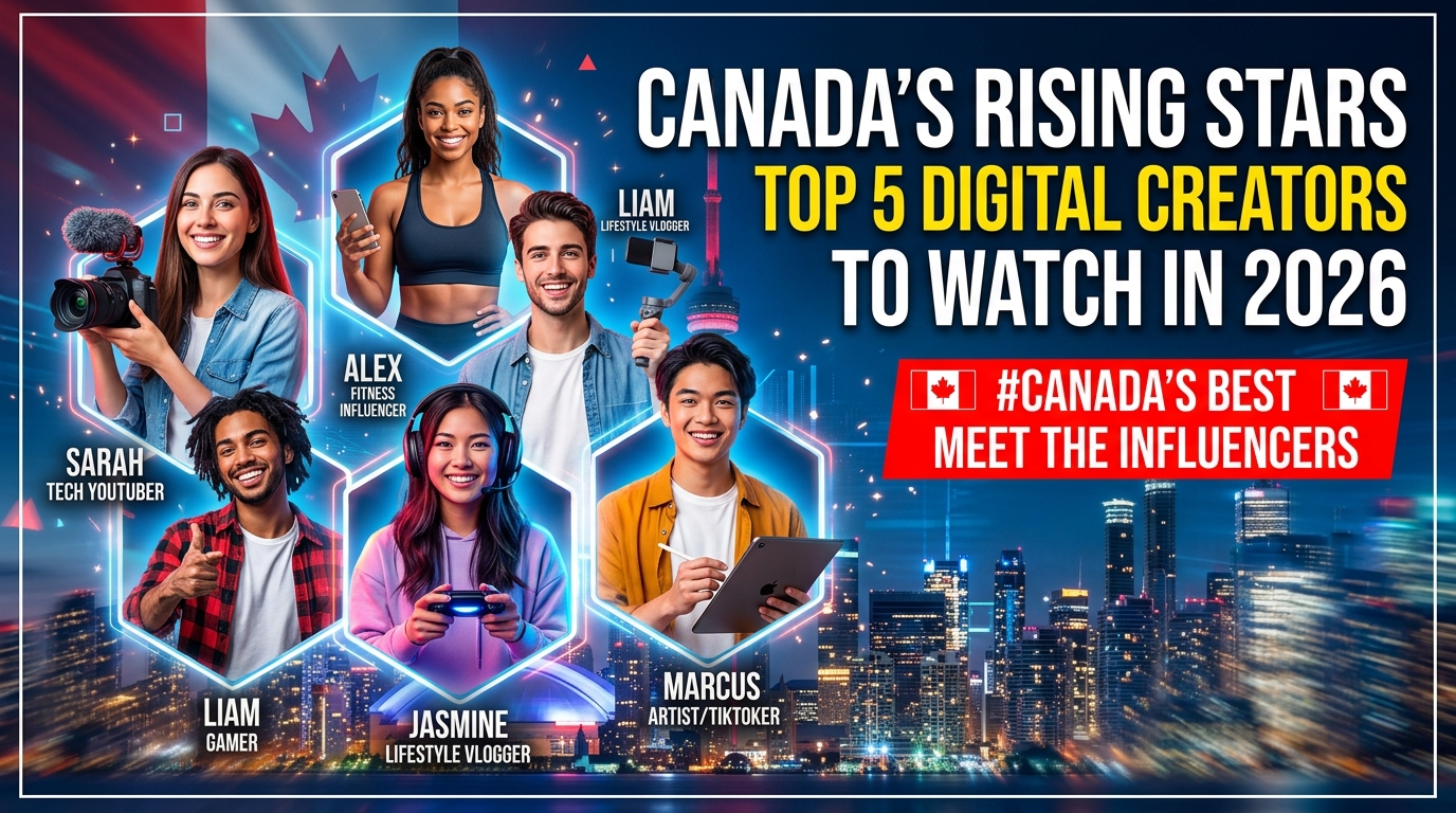 Canada’s Rising Stars: Top 5 Digital Creators to Watch in 2026
