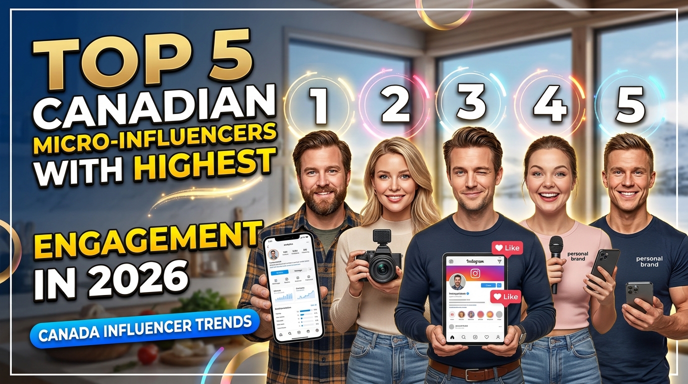 Top 5 Micro-Influencers in Canada with the Highest Engagement in 2026