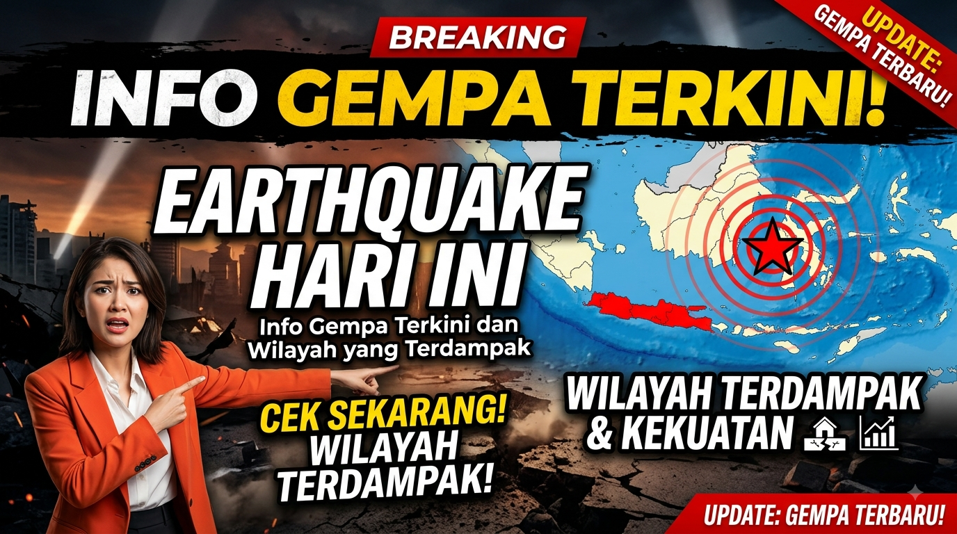 Earthquake Hari Ini: Info Gempa Terkini dan Wilayah yang Terdampak