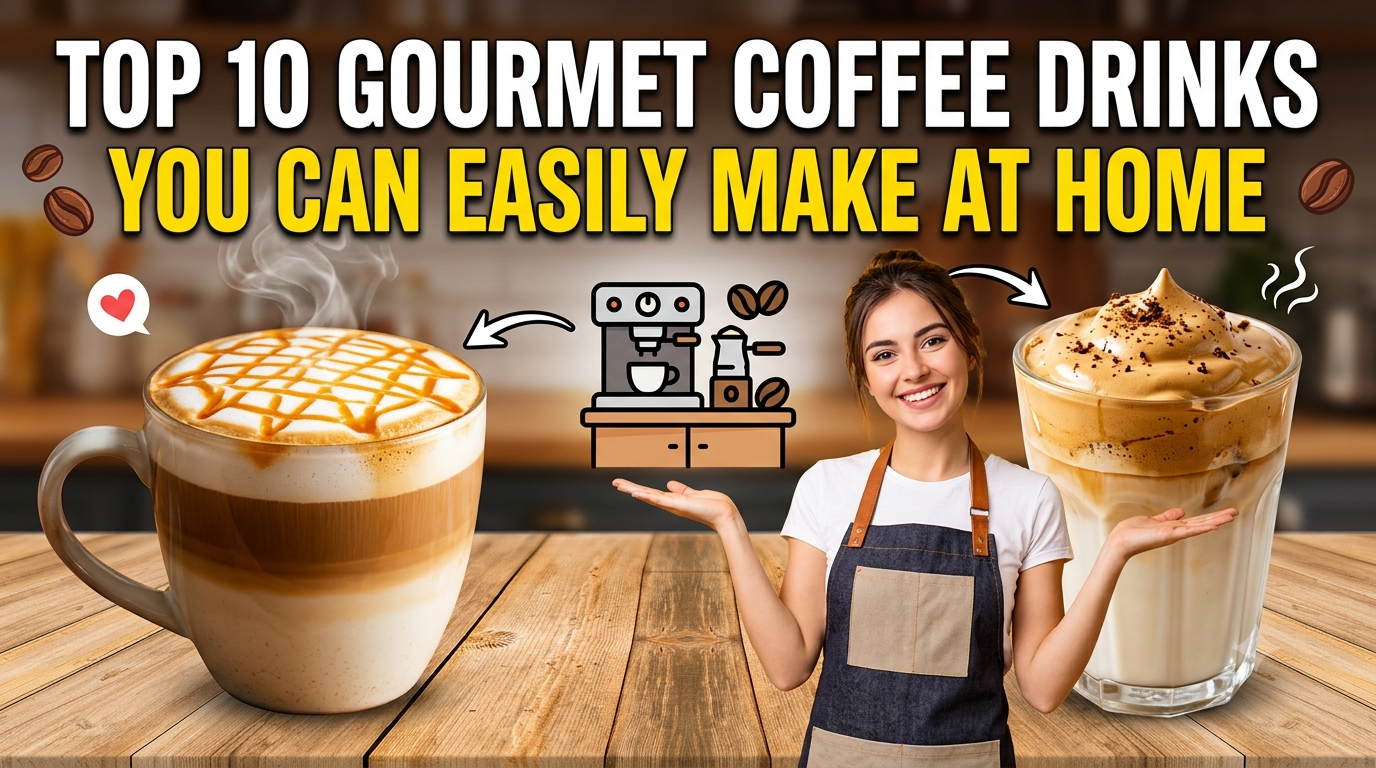 Top 10 Gourmet Coffee Drinks You Can Easily Make at Home