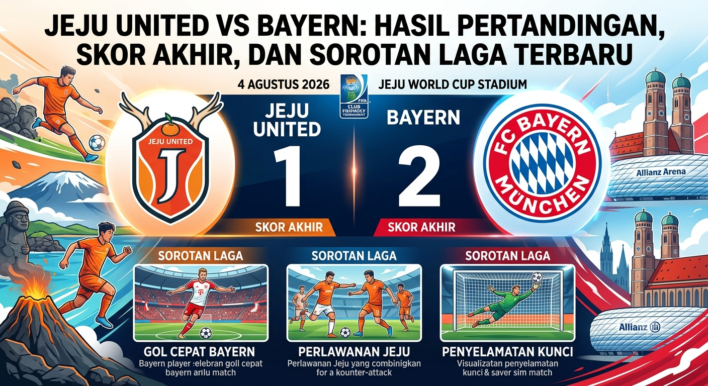Jeju United vs Bayern: Hasil Pertandingan, Skor Akhir, dan Sorotan Laga Terbaru