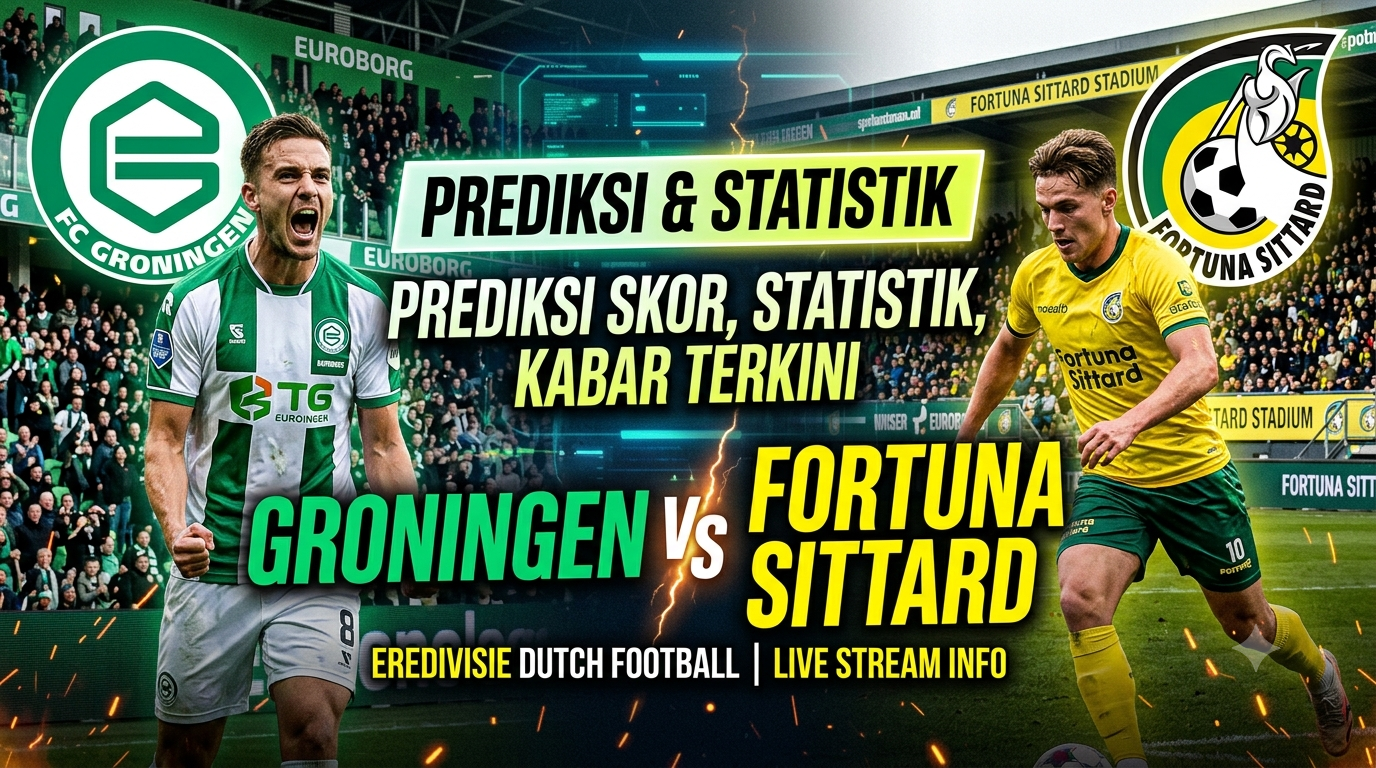 Groningen vs Fortuna Sittard: Prediksi Skor, Statistik, dan Kabar Terkini