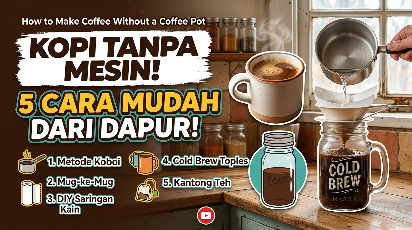 How to Make Coffee Without a Coffee Pot Using Household Items