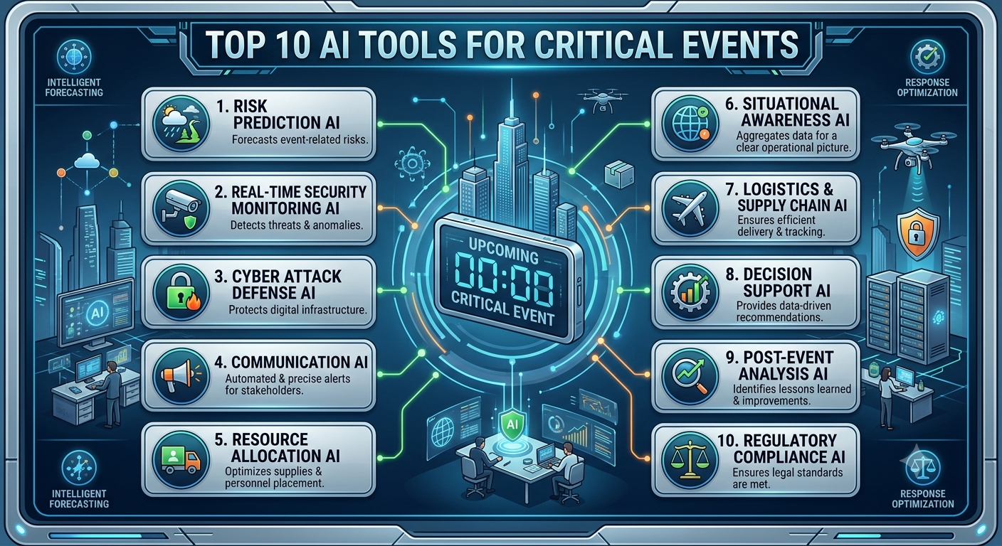 Top 10 AI Tools for Critical Events in 2026