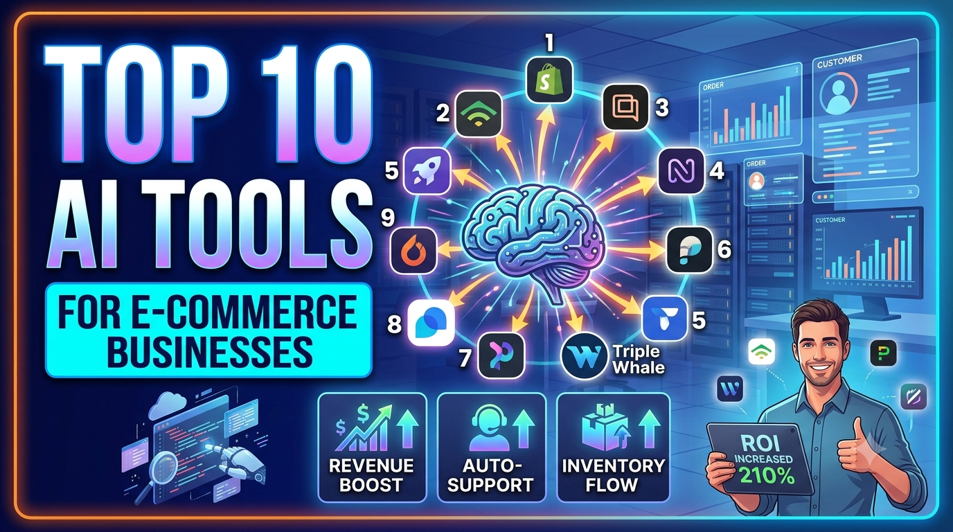 Top 10 AI Tools for E-Commerce Businesses in 2026: The Ultimate Retail Guide