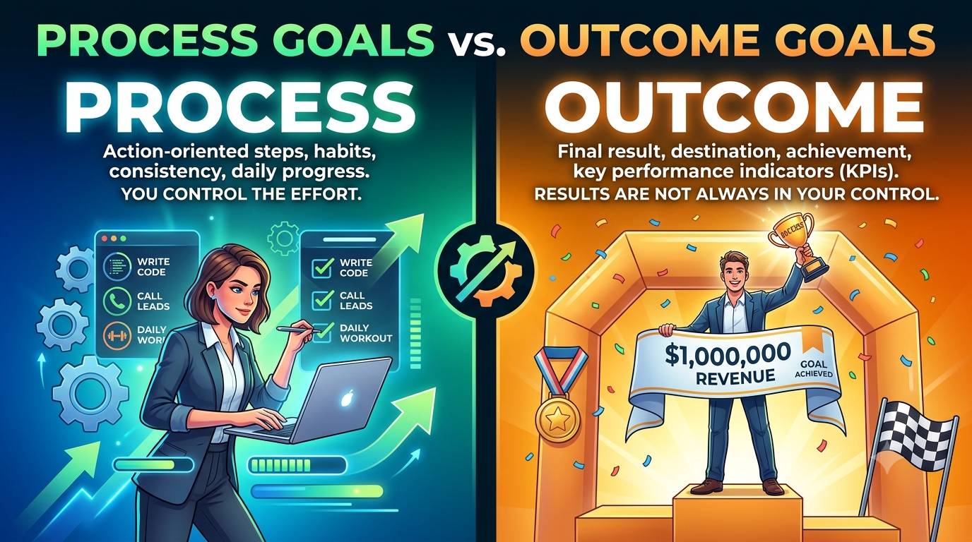 Process Goals vs. Outcome Goals: Which One Drives Better Results?