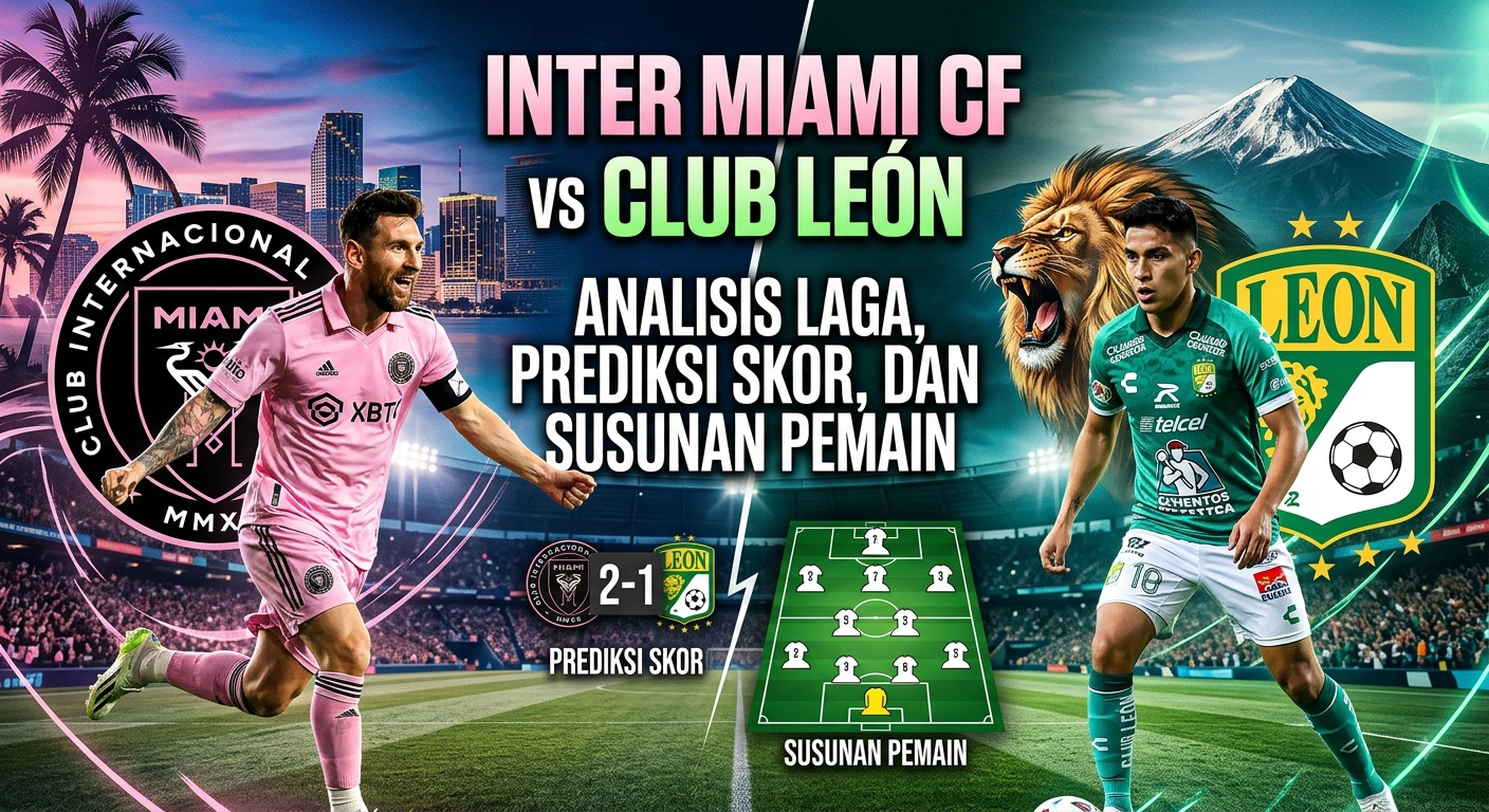 Inter Miami vs León: Analisis Laga, Prediksi Skor, dan Susunan Pemain