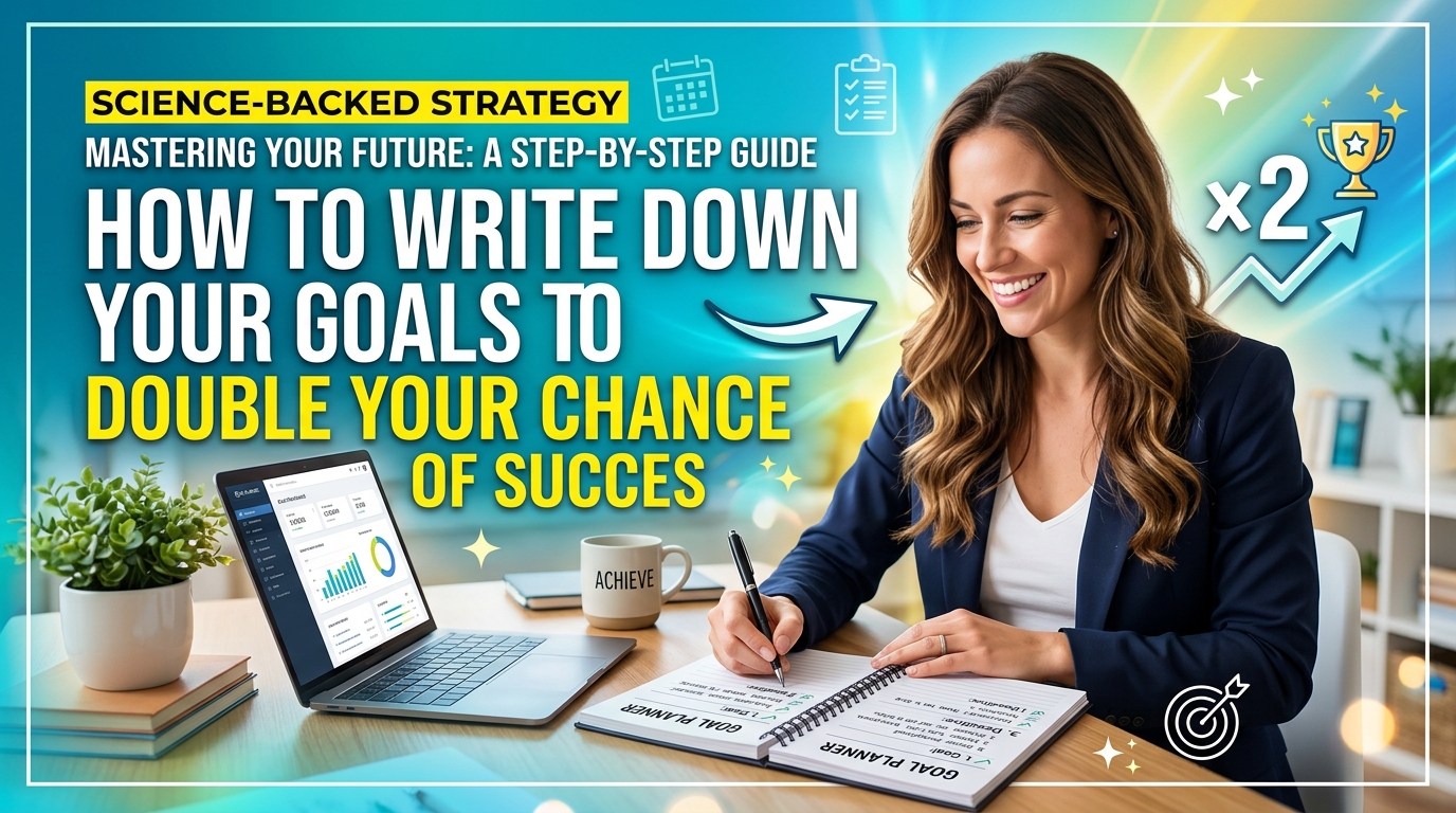How to Write Down Your Goals to Double Your Chance of Success