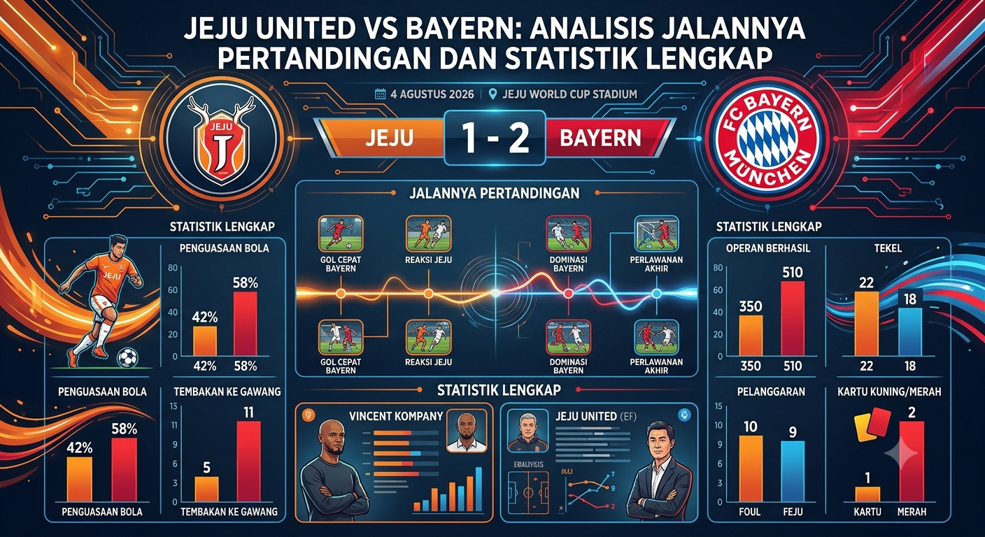 Jeju United vs Bayern: Analisis Jalannya Pertandingan dan Statistik Lengkap