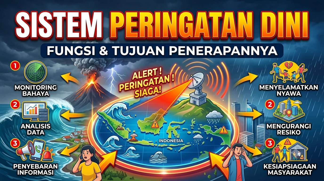 Sistem Peringatan Dini, Ini Fungsi dan Tujuan Penerapannya