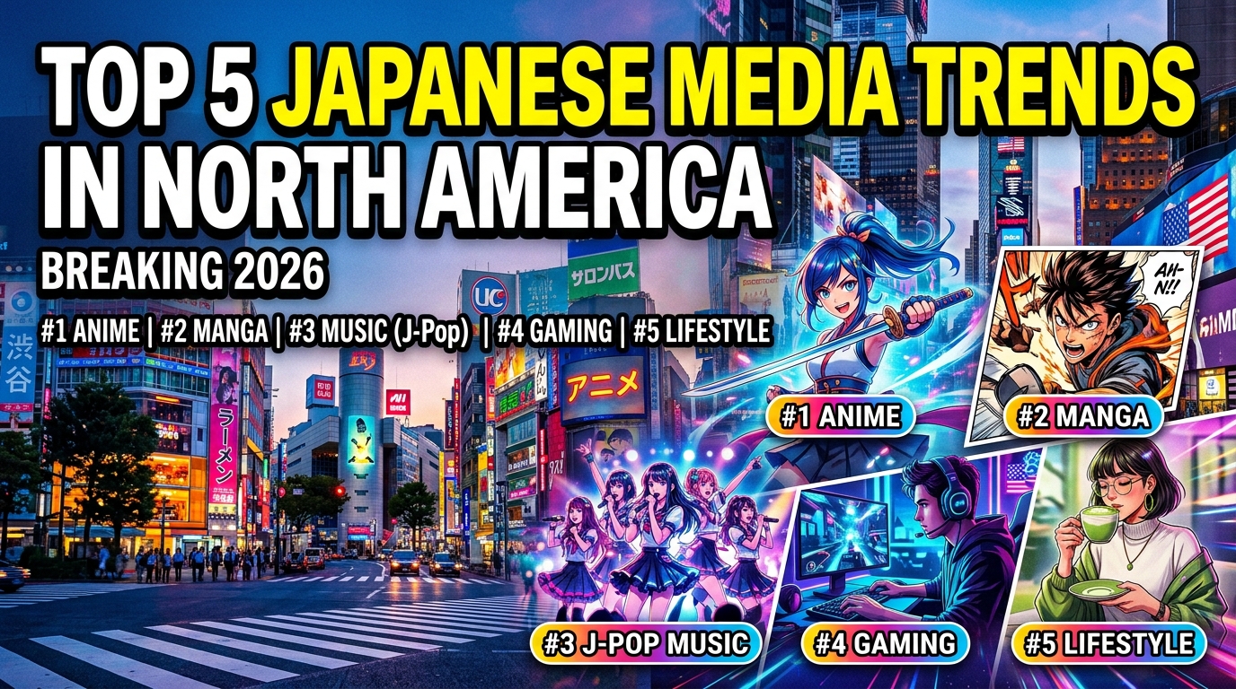 Top 5 Japanese Media Trends Breaking into North American Culture in 2026