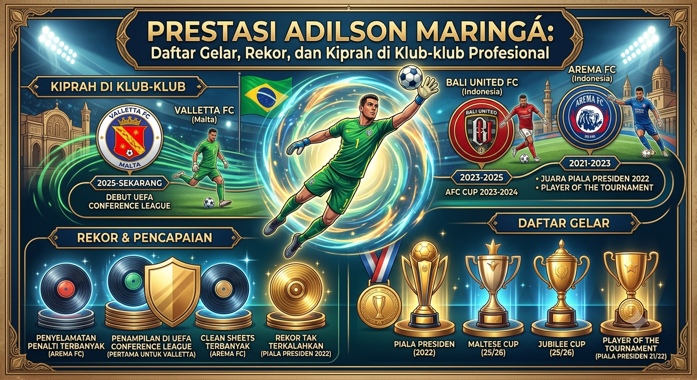 Prestasi Adilson Maringá: Daftar Gelar, Rekor, dan Kiprah di Klub-klub Profesional