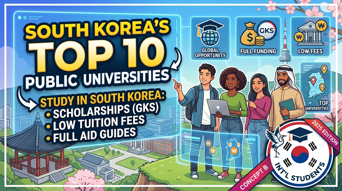 Top 10 Public Universities in South Korea: Scholarships, Tuition Fees, and Financial Aid