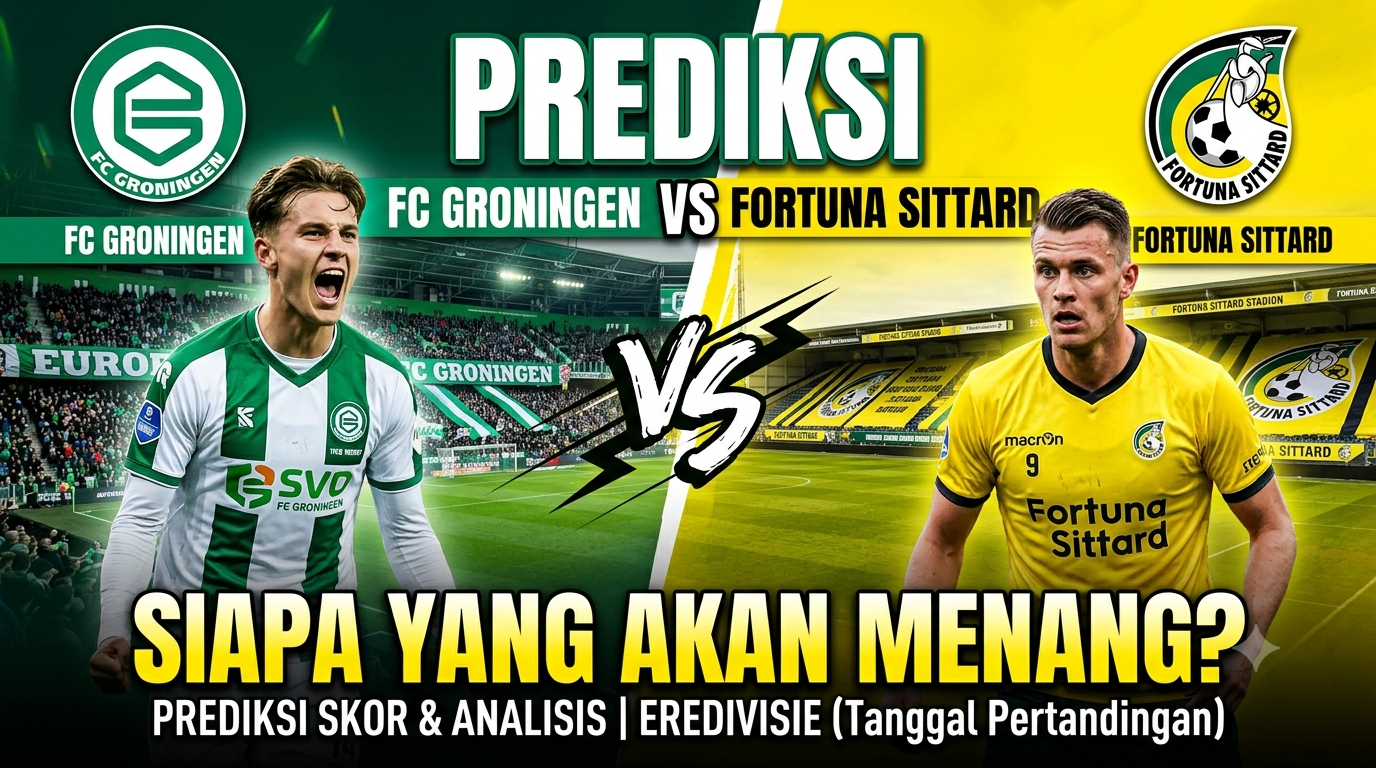 Prediksi Groningen vs Fortuna Sittard, Siapa yang Akan Menang?
