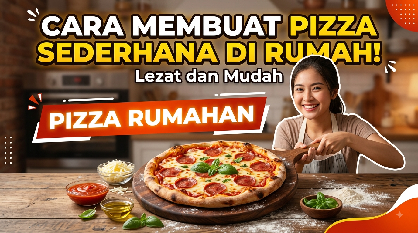 Cara Membuat Pizza Sederhana di Rumah, Lezat dan Mudah