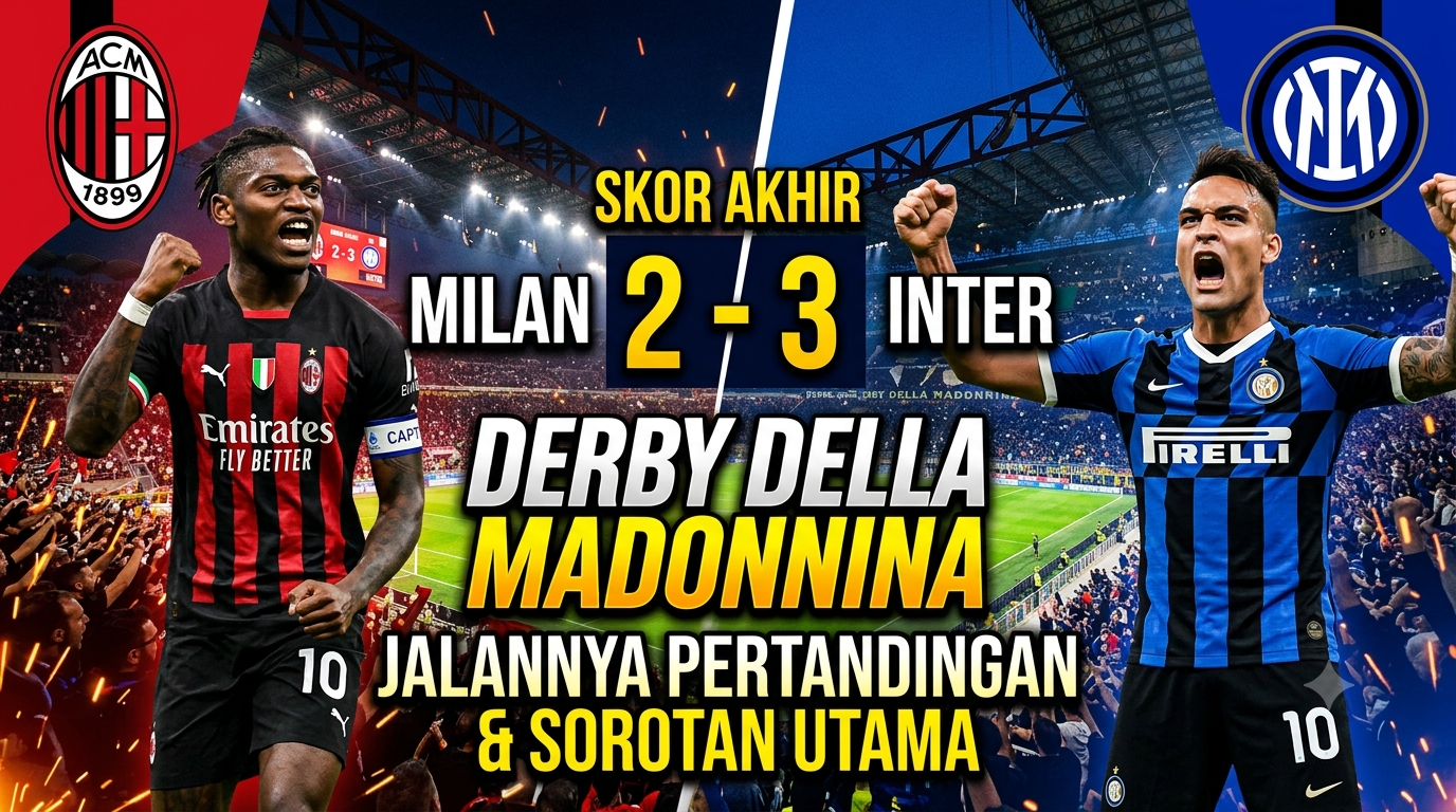 Hasil Milan vs Inter: Skor Akhir, Jalannya Pertandingan, dan Sorotan Utama