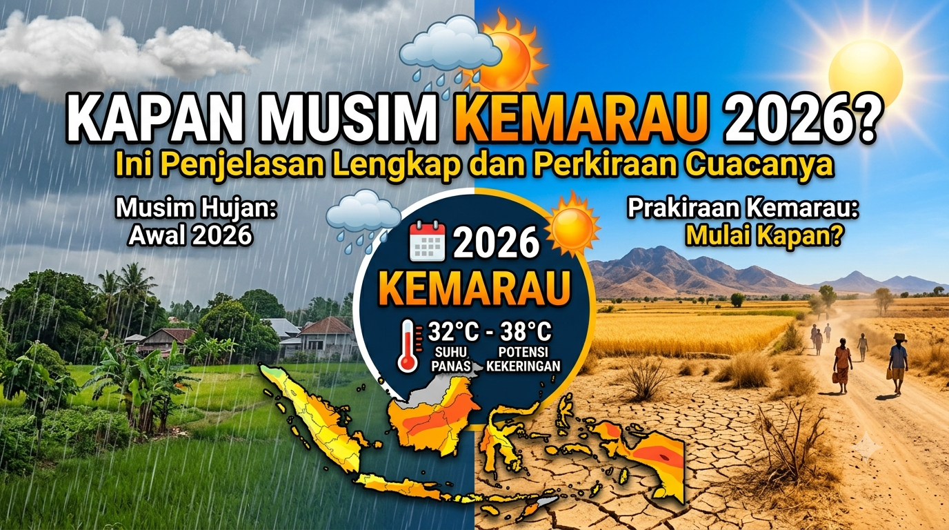 Kapan Musim Kemarau 2026? Ini Penjelasan Lengkap dan Perkiraan Cuacanya