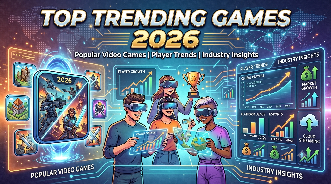 Top Trending Electronic Games in 2026: Popular Video Games, Player Trends, and Industry Insights