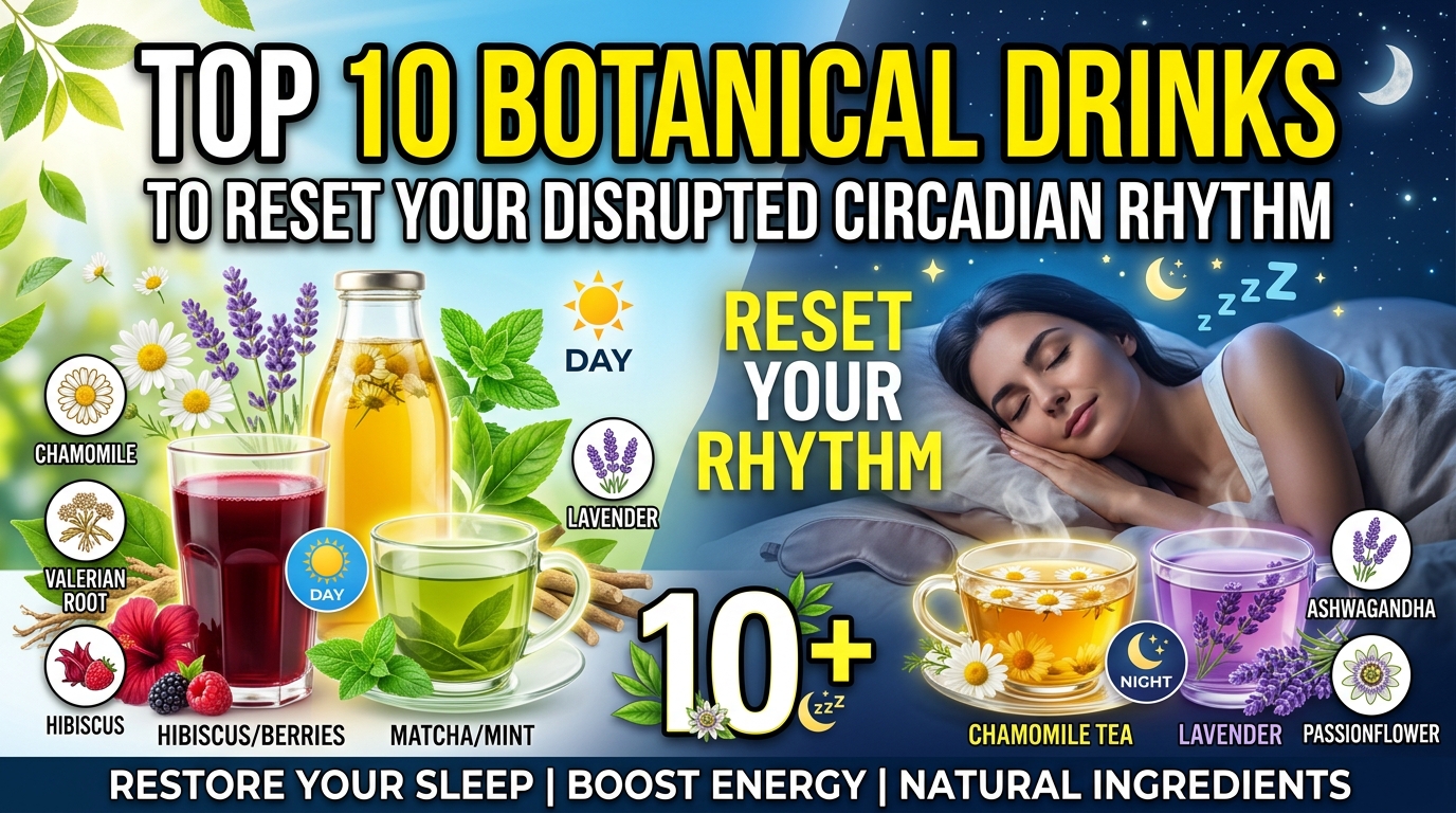 Top 10 Botanical Drinks to Support a Healthy Circadian Rhythm
