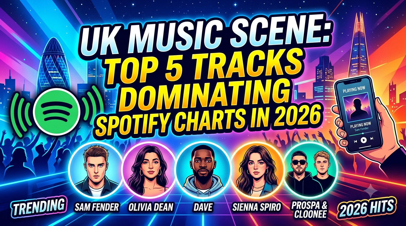 UK Music Scene: Top 5 Tracks Dominating Spotify Charts in 2026