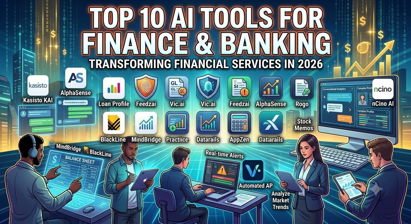 Top 10 AI Tools for Finance and Banking in 2026: Driving Automation, Security, and Precision