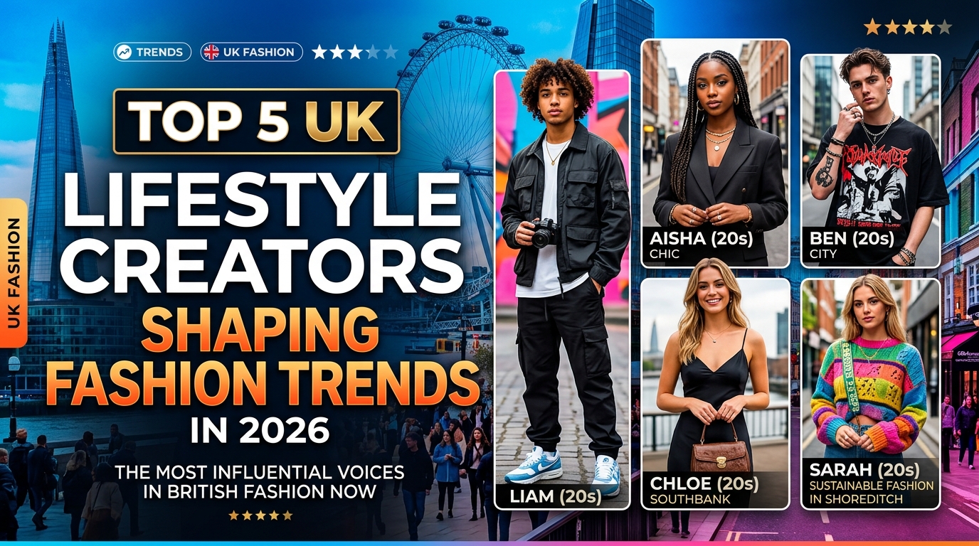 Top 5 UK Lifestyle Creators Shaping Fashion Trends in 2026