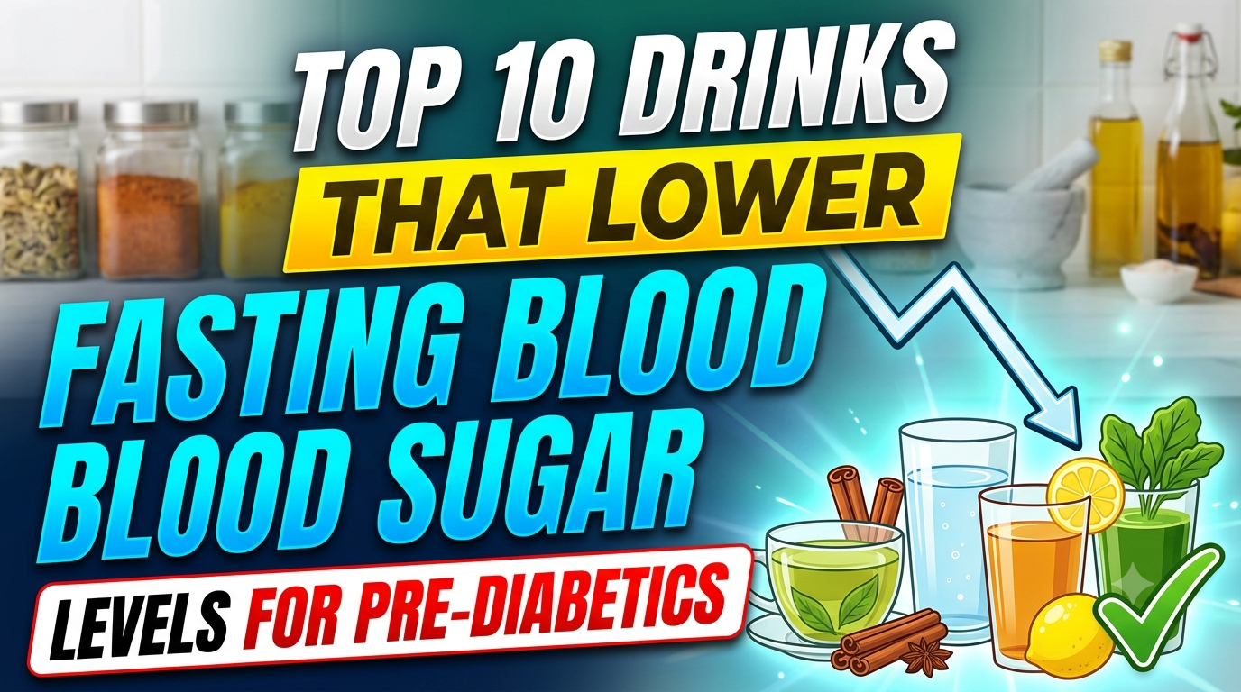 Top 10 Drinks That Lower Fasting Blood Sugar Levels for Pre-Diabetics
