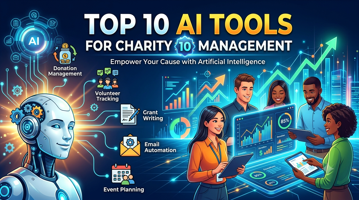Top 10 AI Tools for Charity Management in 2026