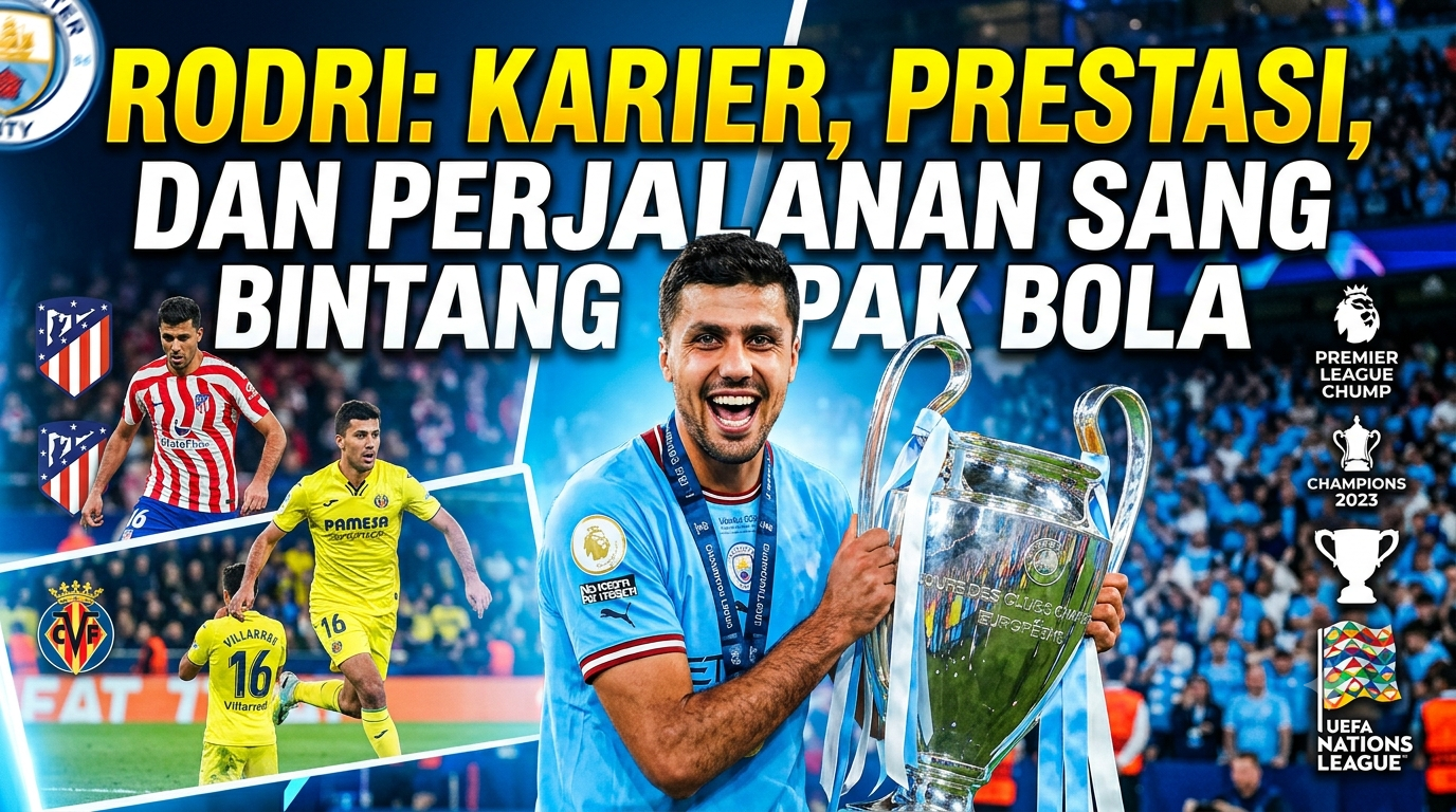 Profil Rodri: Karier, Prestasi, dan Perjalanan Sang Bintang Sepak Bola