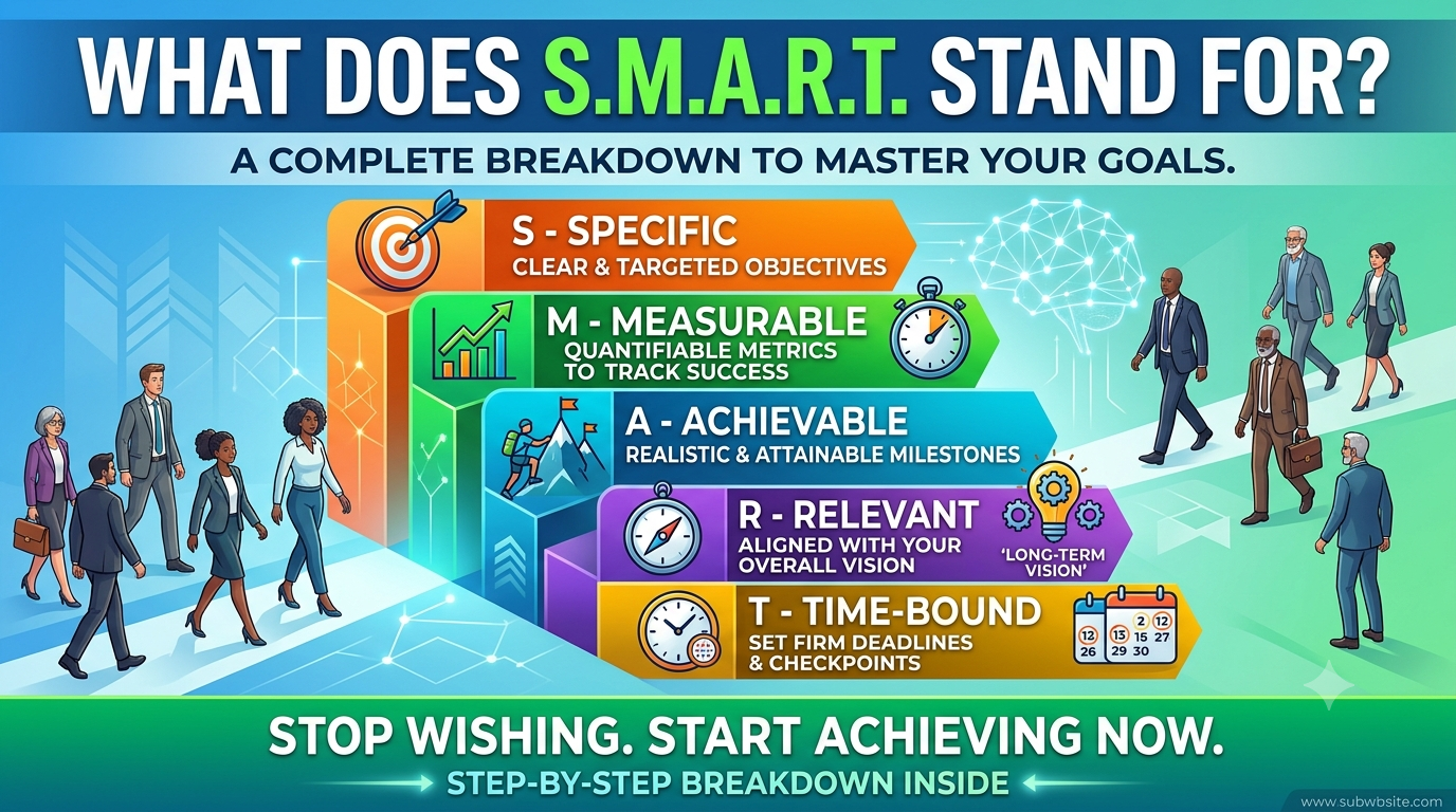 What Does SMART Stand For in Goal Setting? A Complete Breakdown