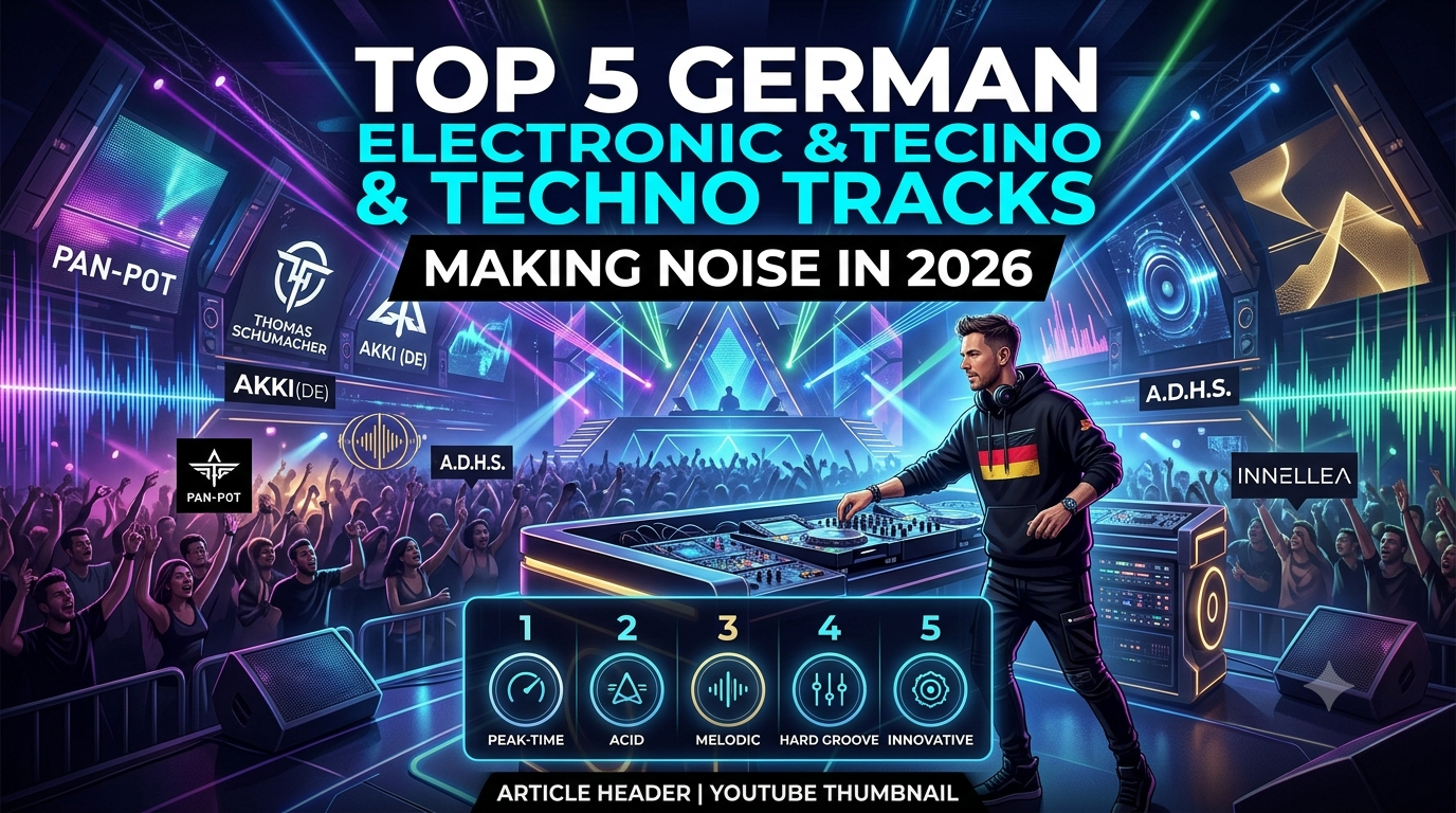 Top 5 German Electronic and Techno Tracks Making Noise in 2026