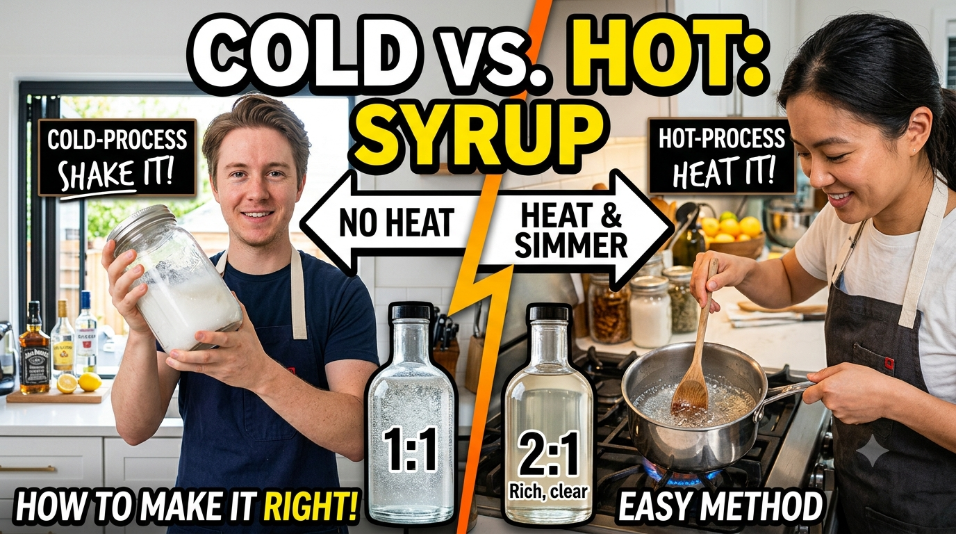Cold-Process vs. Hot-Process: How to Make Sugar Syrup Correctly
